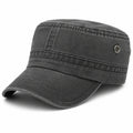 Unisex Militärhut Dunkelgrau Verstellbar