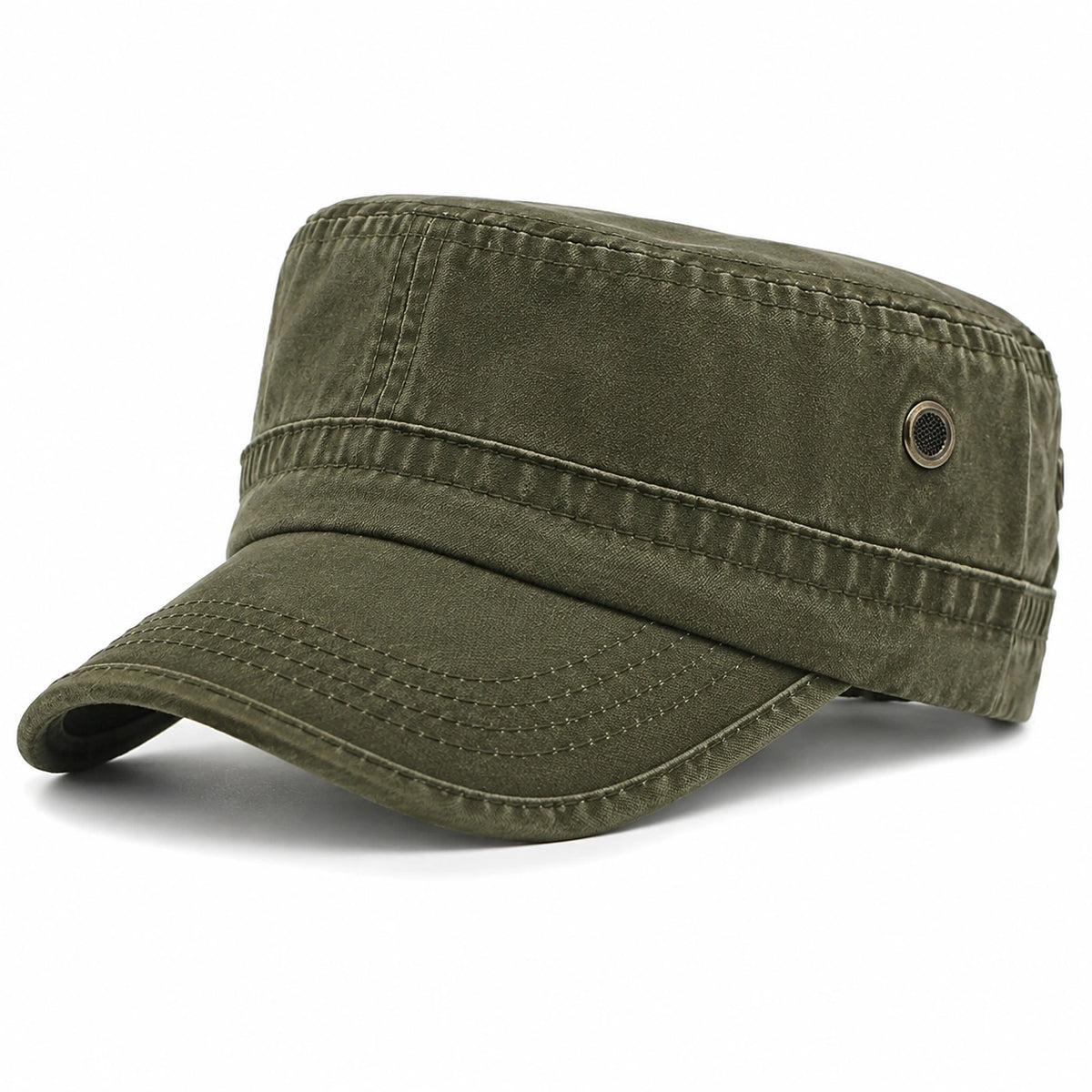 Unisex Militär Cap Verstellbar Oliv