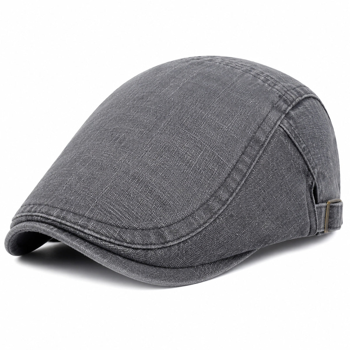 Unisex Gatsby Flatcap Verstellbar Grau