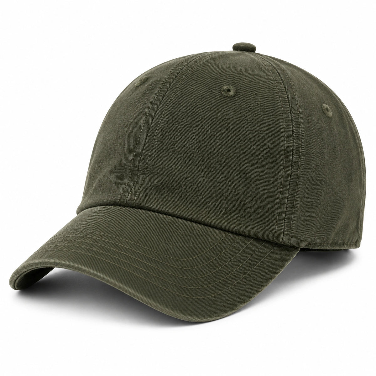 Verstellbare Baseball Cap Olivgrün für Erwachsene