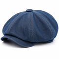 Unisex Schiebermütze in Jeansblau