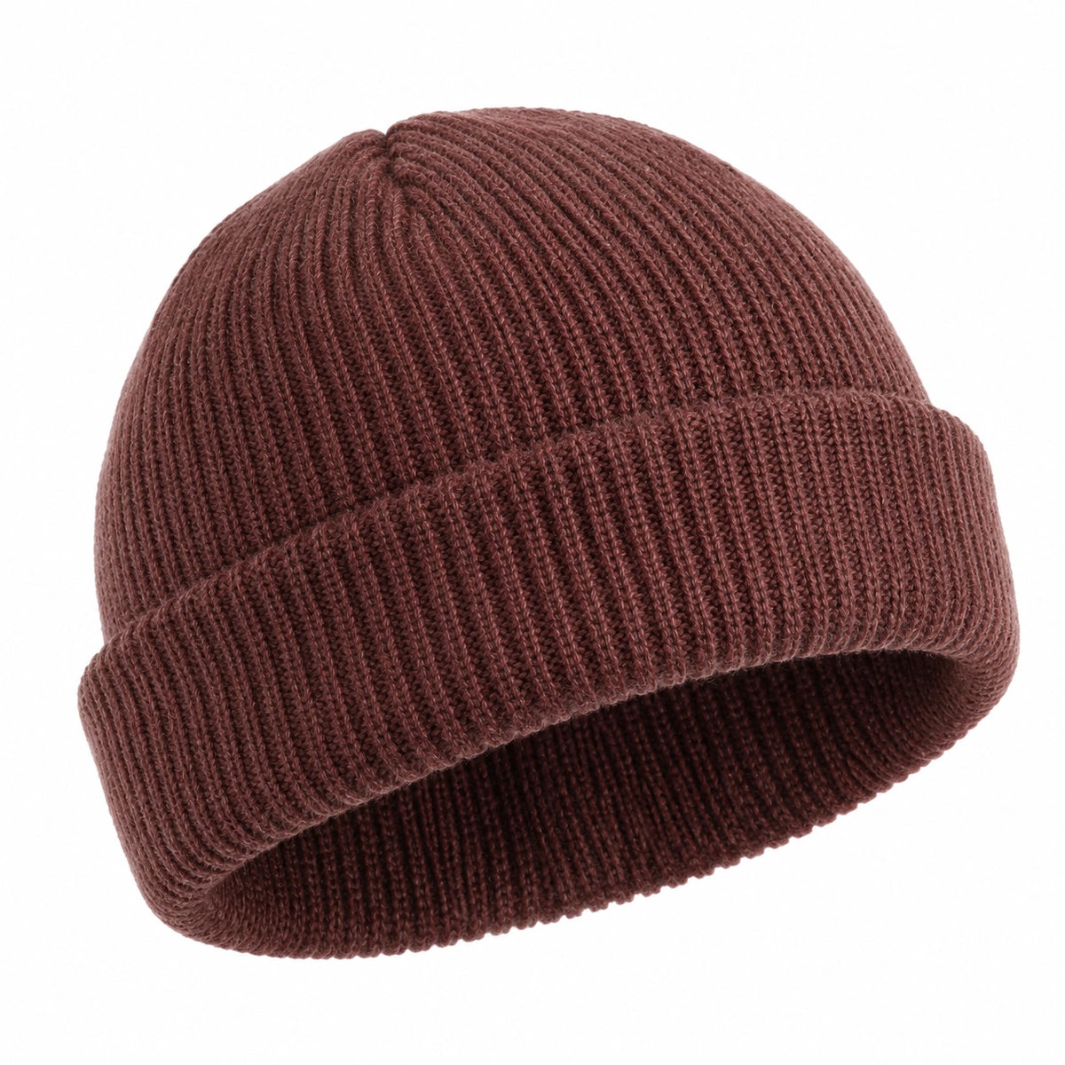 Unisex Strickmütze Braun
