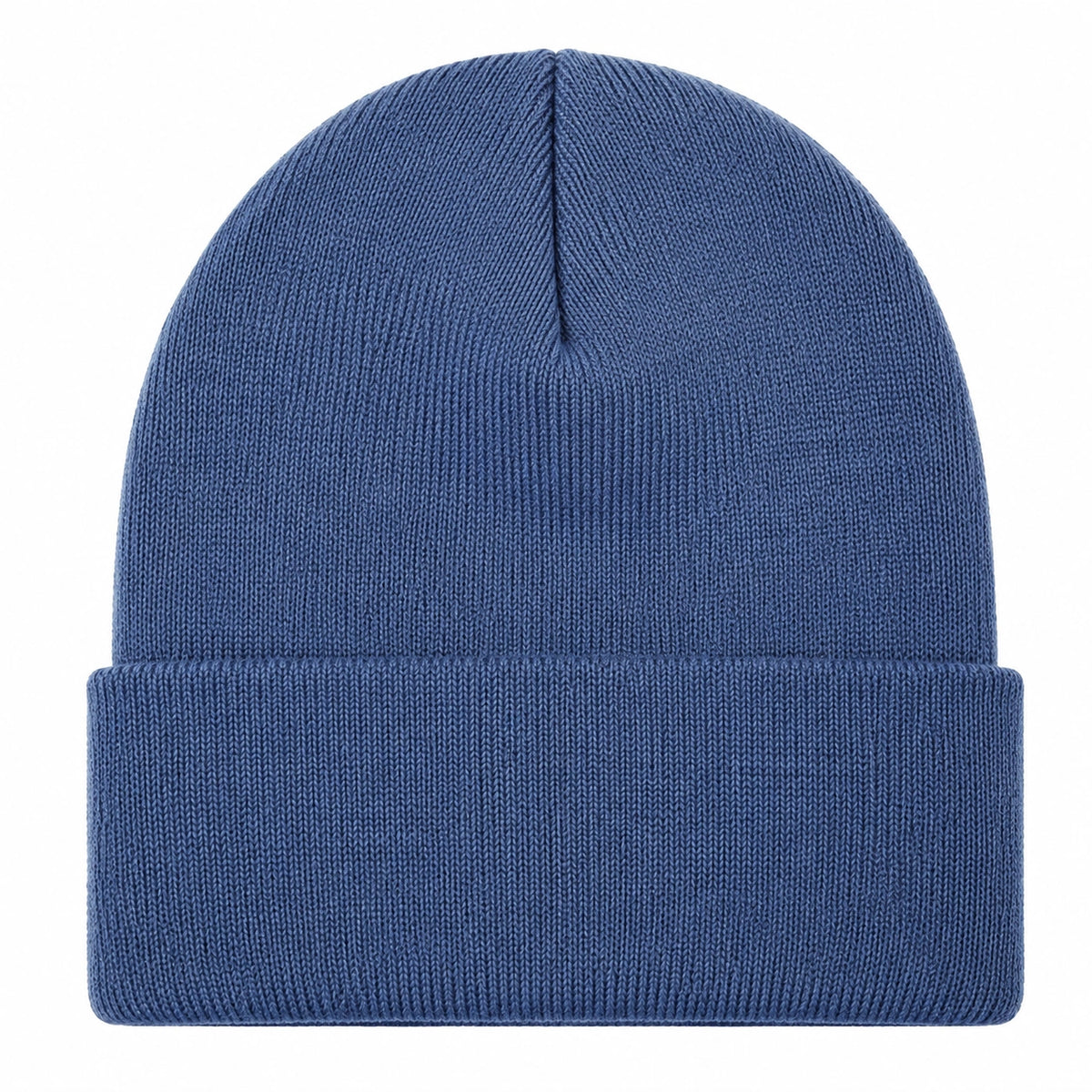 Klassische Blaue Beanie-Mütze - Einheitsgröße, Unisex