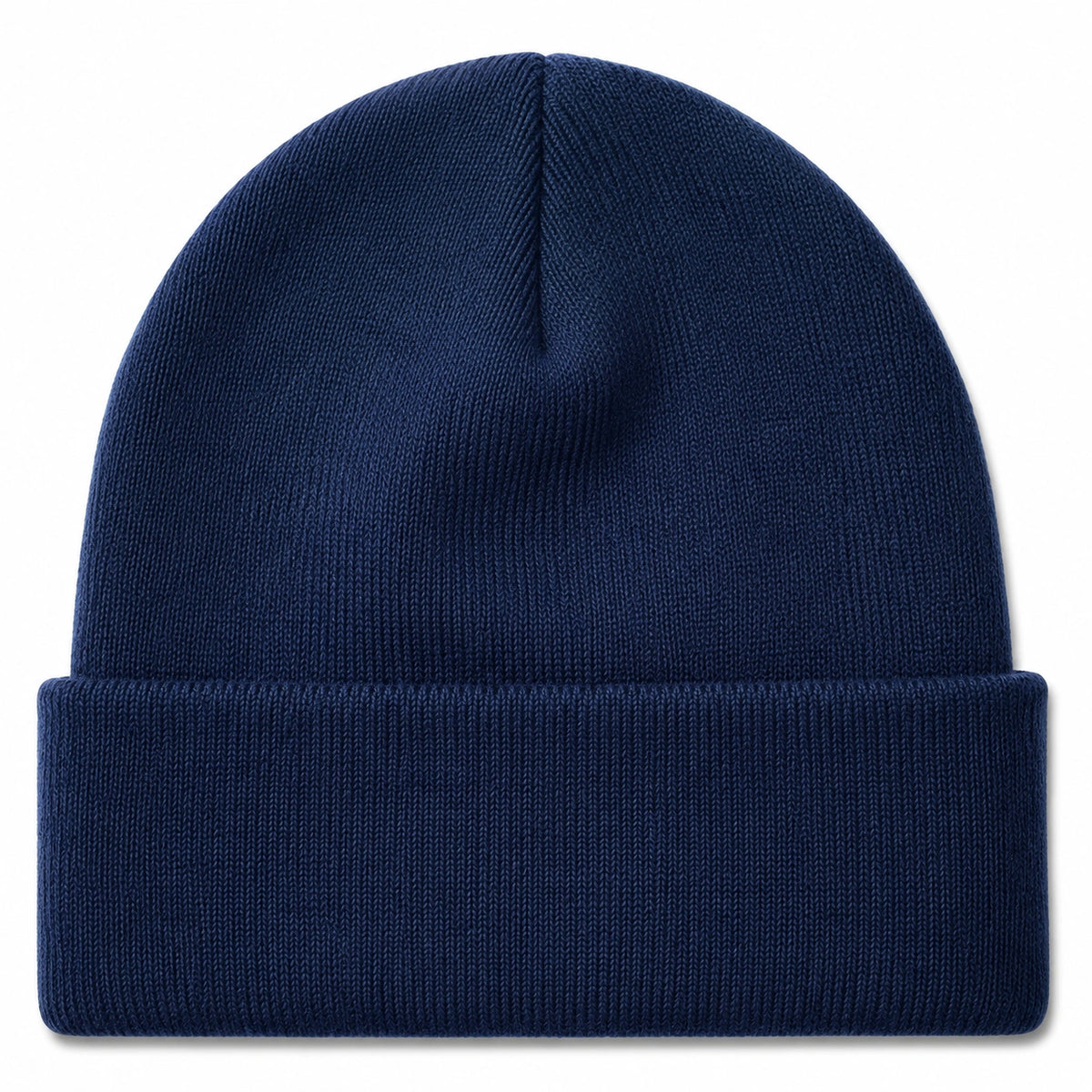 Unisex Strickmütze Marineblau
