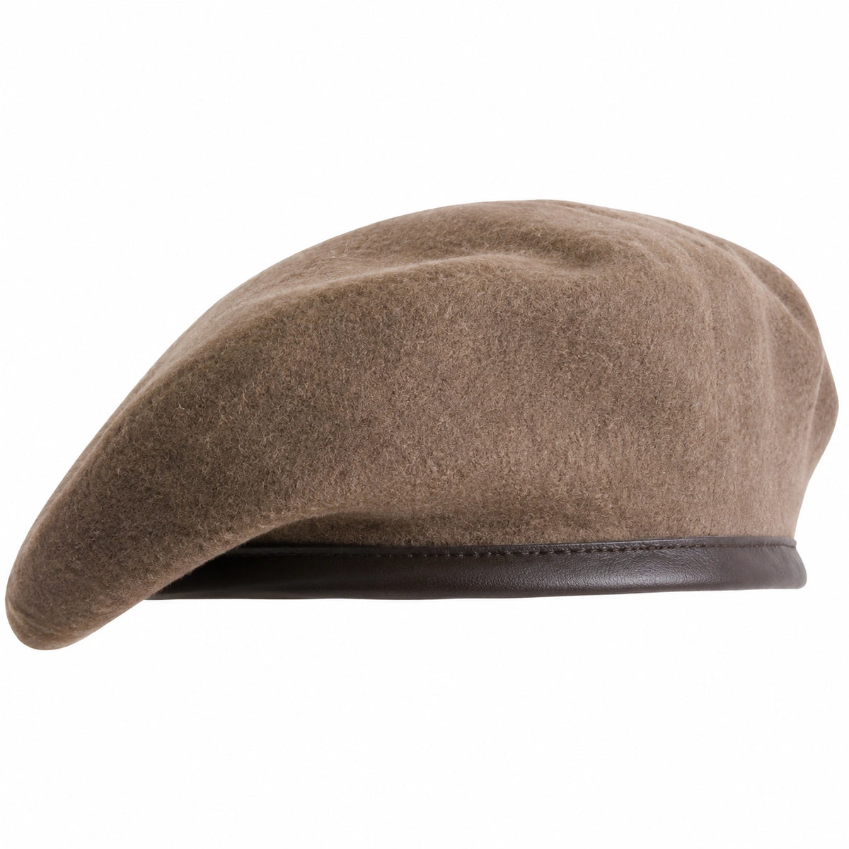 Unisex Baskenmütze Braun