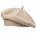 Baskenmütze Damen Beige