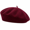 Damen Baskenmütze Bordeaux