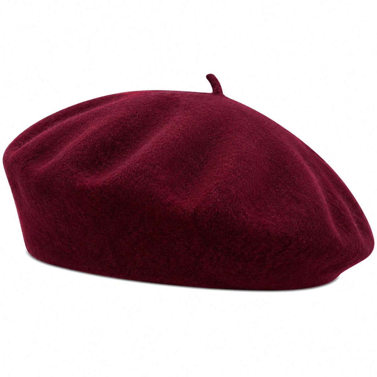 Damen Baskenmütze Bordeaux